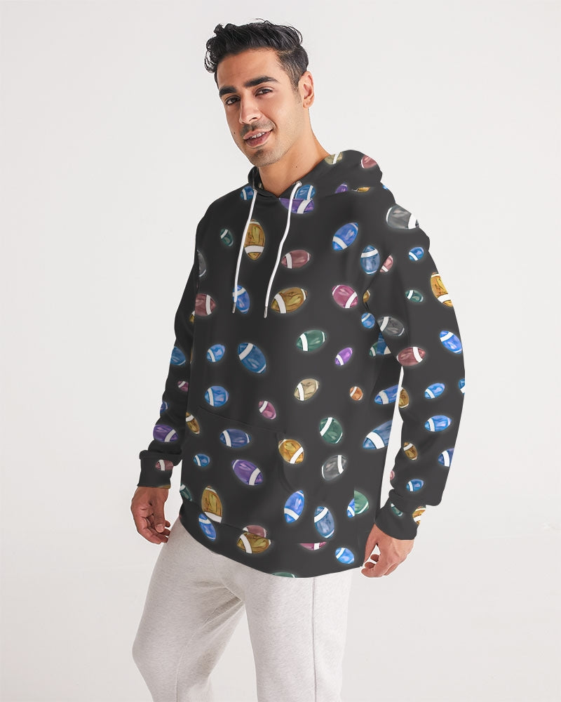 Football Season Gray Men's Hoodie