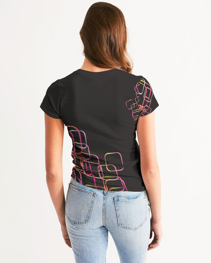 Palm Springs Soft Black Women's Tee | Always Get Lucky