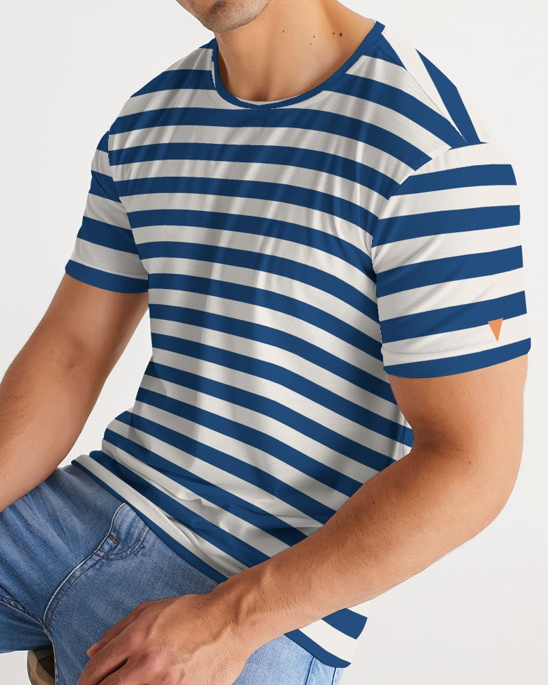 Classic Vluxe Navy Stripe Men's Tee