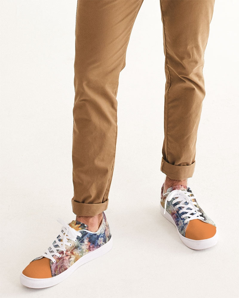 Faded Memory Men's Faux-Leather Sneaker