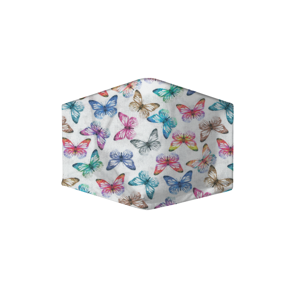 Butterflies Custom Adjustable Filtered Face Mask