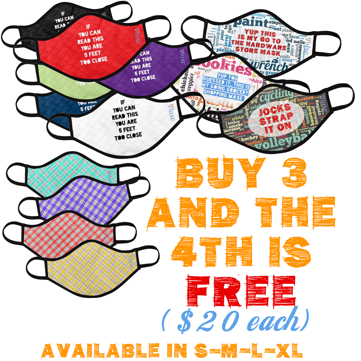 Buy One Or Four Face Masks (FMD)