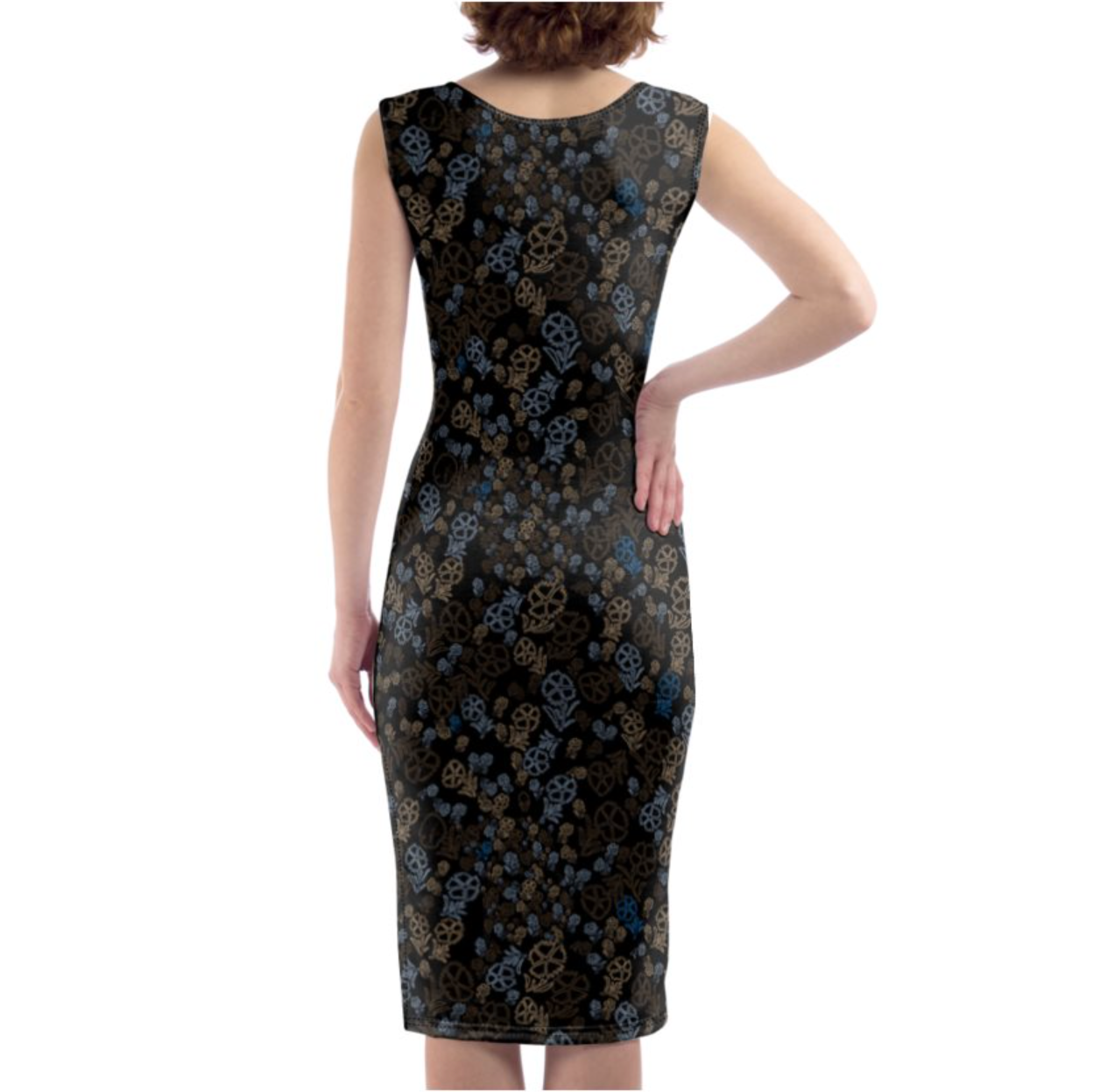 FLORAL MULTI VLW119- BLACK