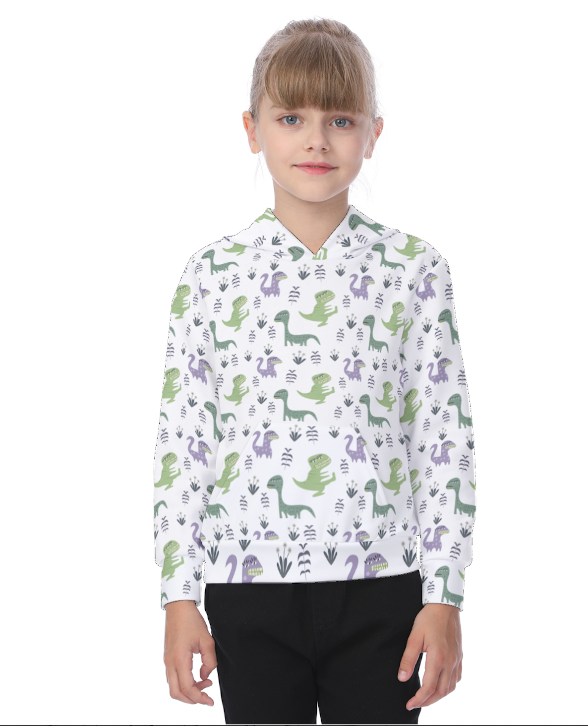 Dino, Dina and Baby Kids Hoodie