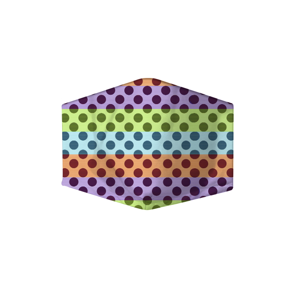 Dotted Landscape Custom Adjustable Filtered Face Mask