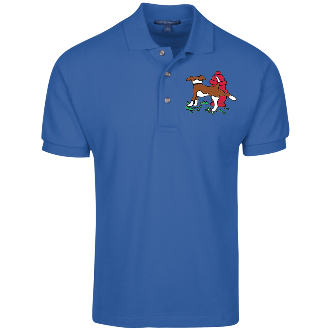 Dog Shirt Cotton Pique Knit Polo from Vluxe by Lucky Nahum