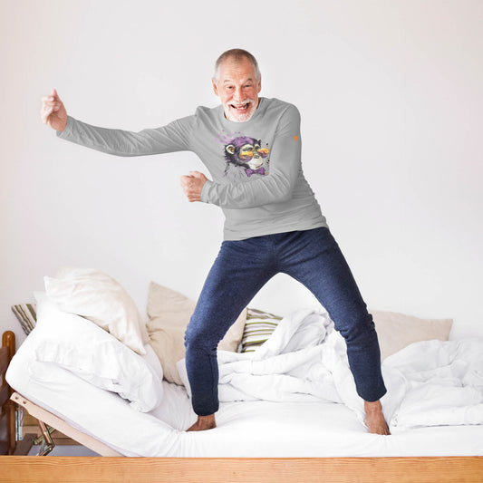Elton Chimp Unisex Long Sleeve Tee from Vluxe by Lucky Nahum