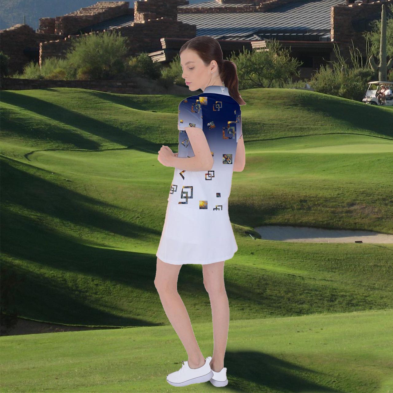 Fractal Heaven Women's Polo Tee