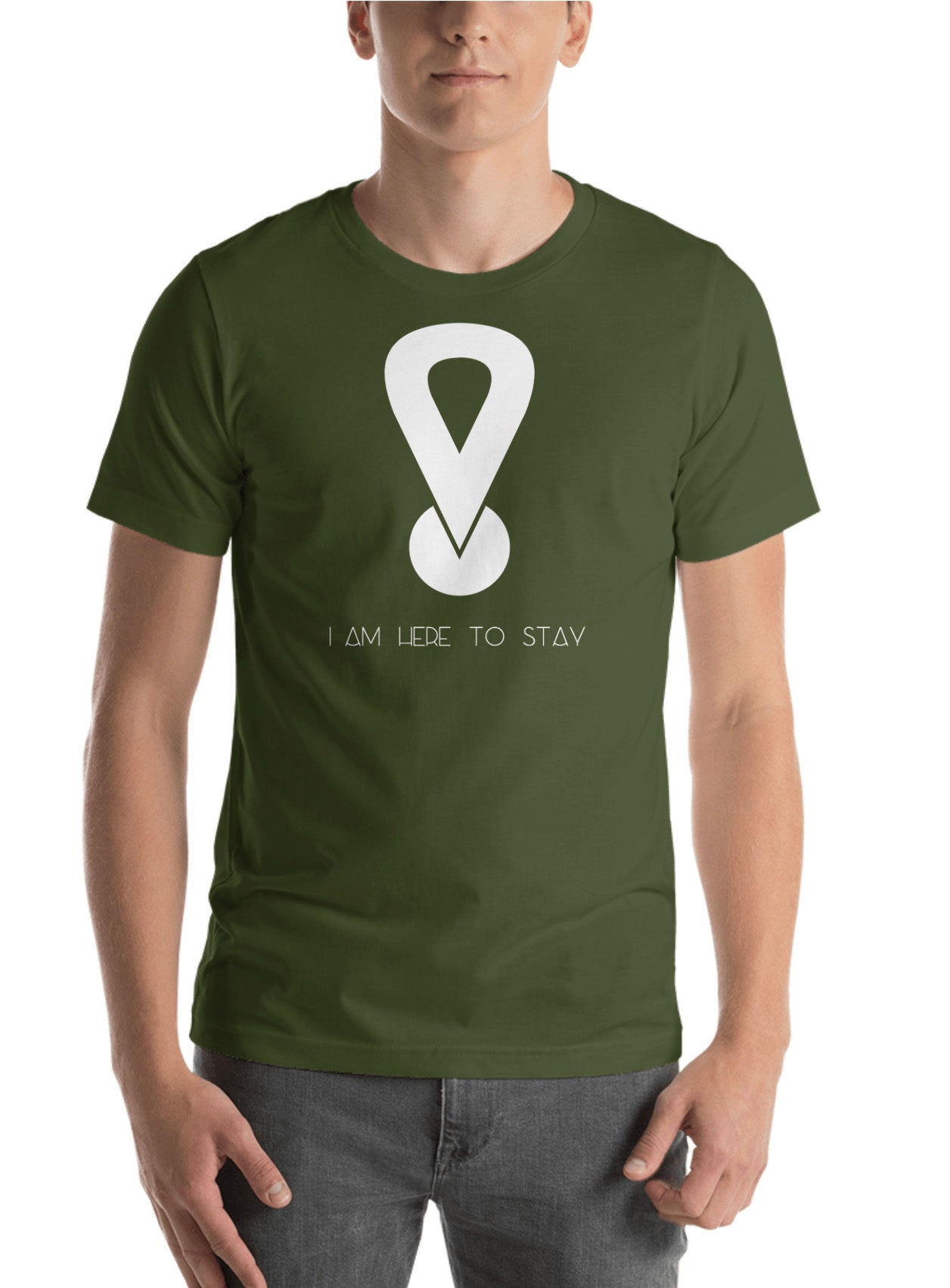 I AM HERE Short-Sleeve Unisex T-Shirt