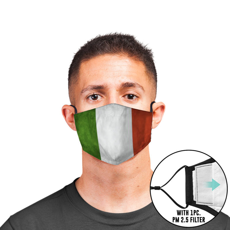 Italy Custom Adjustable Filtered Face Mask