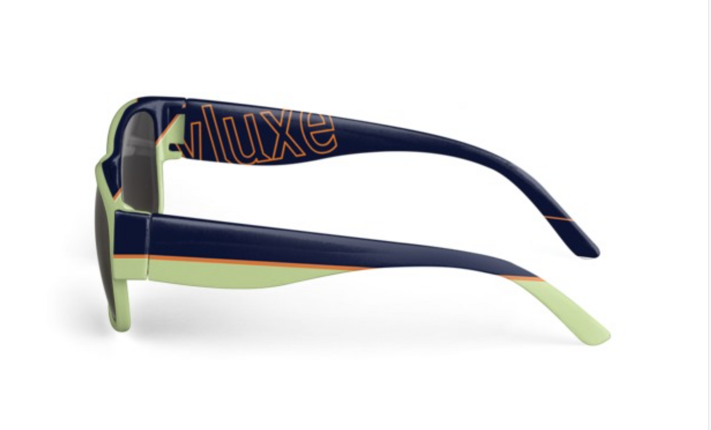 Nice Navy & Lime With Orange Accent