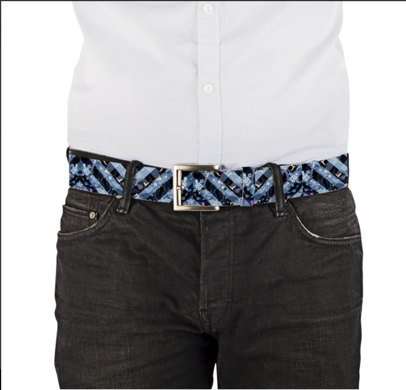 Richard VLB102 Leather Printed Belt