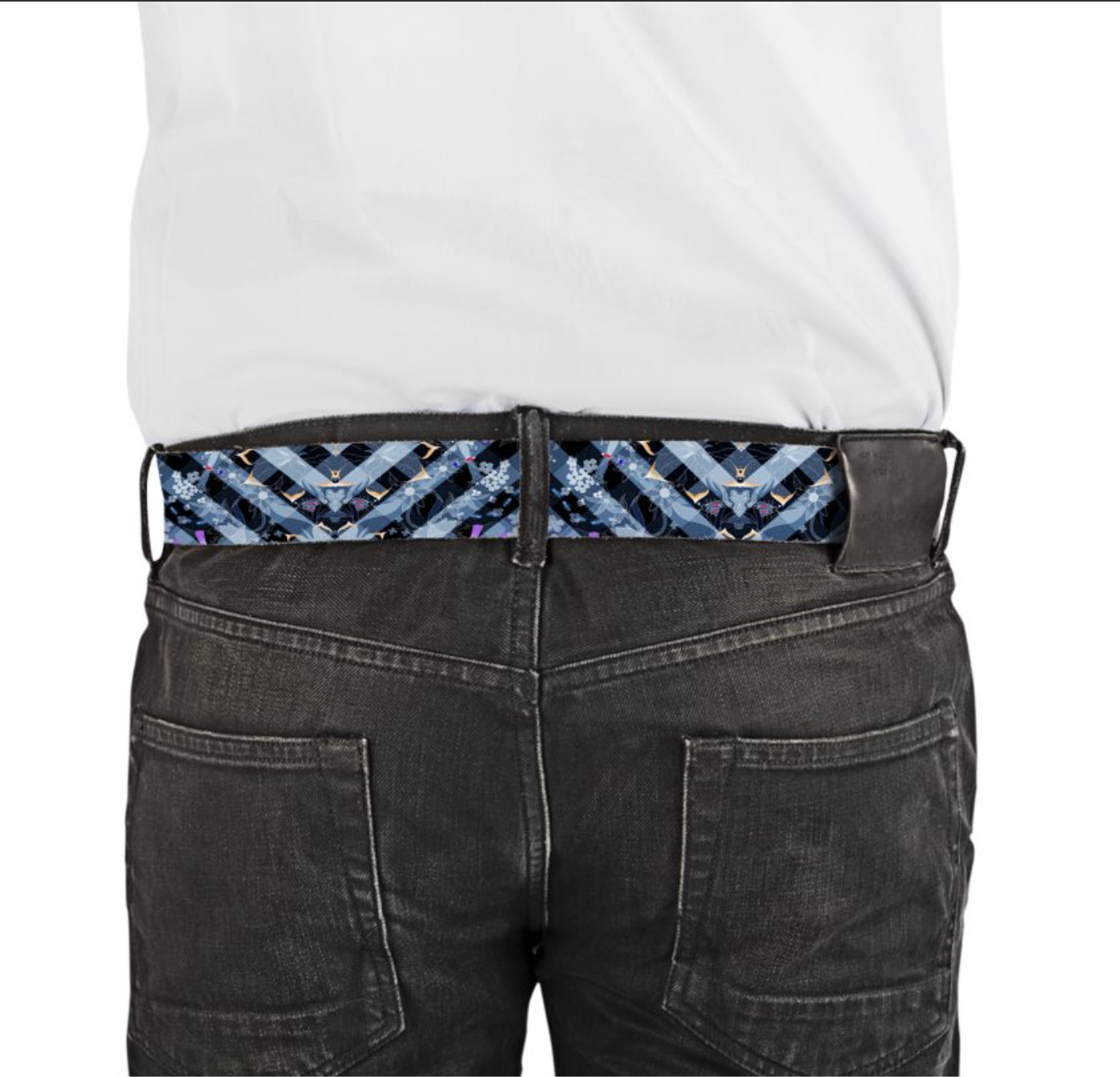Richard VLB102 Leather Printed Belt