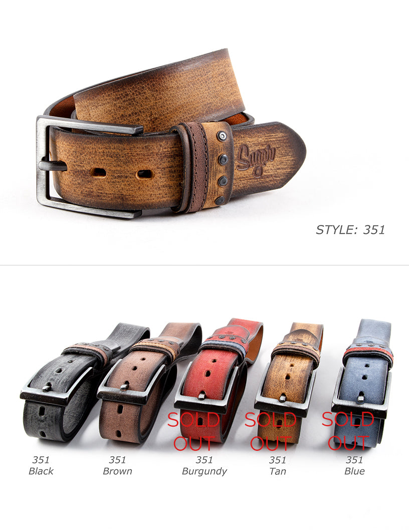 Belt 351 Brown | Always Get Lucky