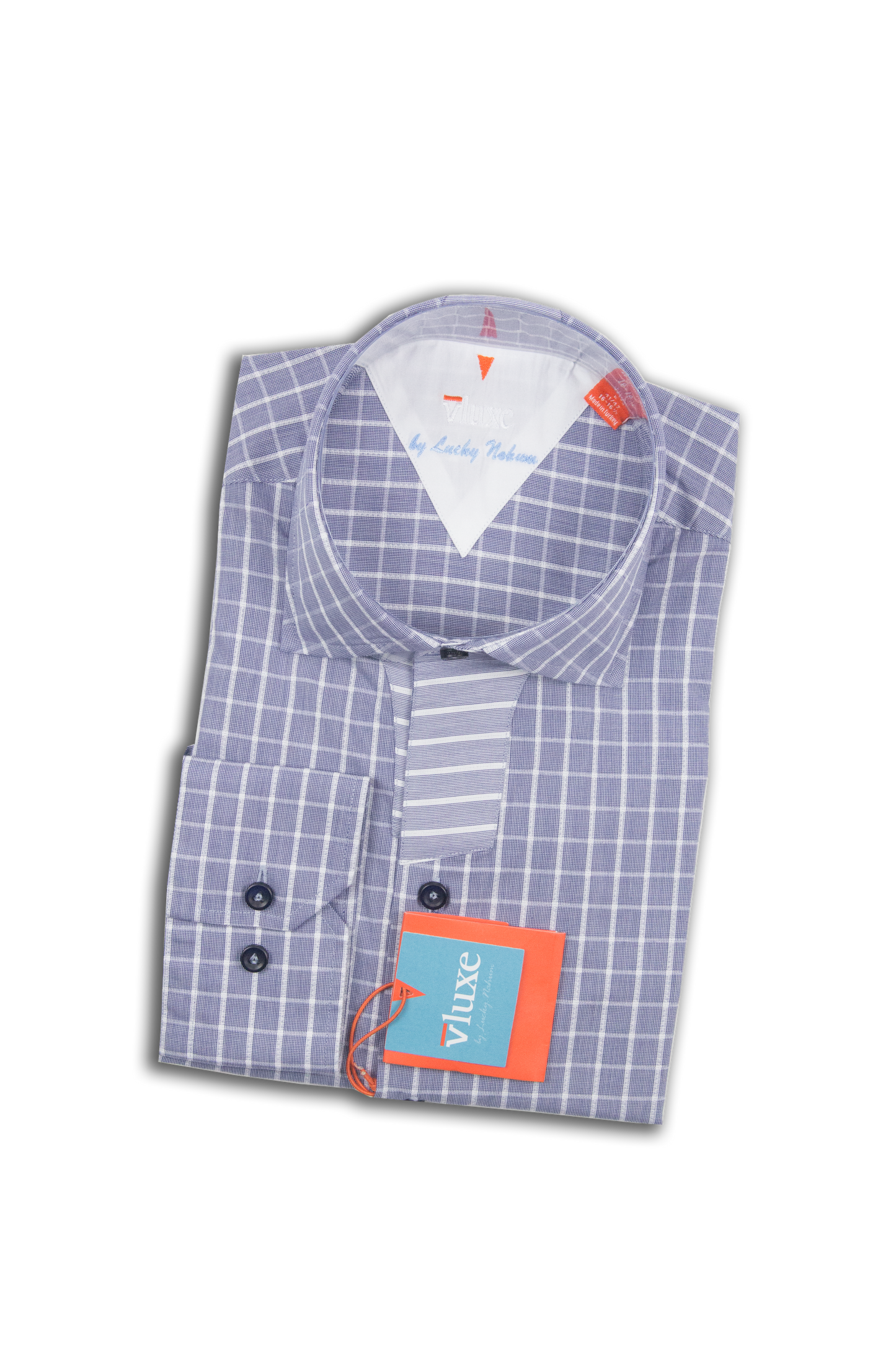 Long Sleeve Exclusive V-Spot Collar Button Up Shirt