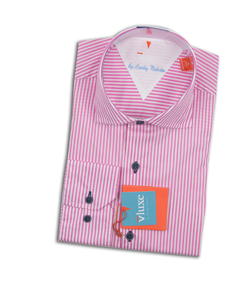 Mini Stripe Button Up Shirt