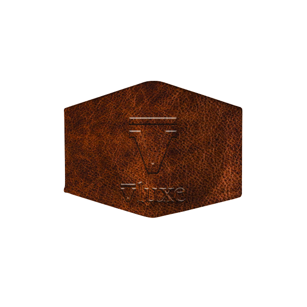 Vluxe Faux Leather Custom Adjustable Face Mask