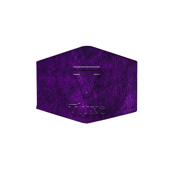 Vluxe Faux Leather Custom Adjustable Face Mask