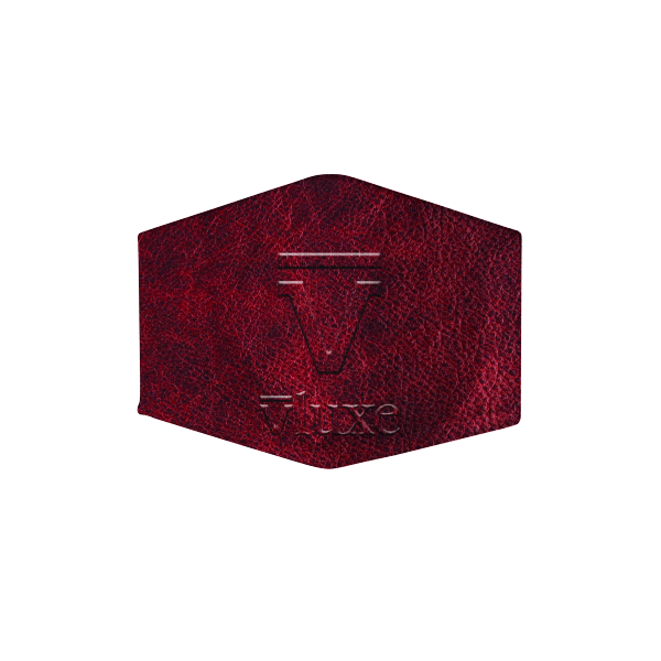 Vluxe Faux Leather Custom Adjustable Face Mask