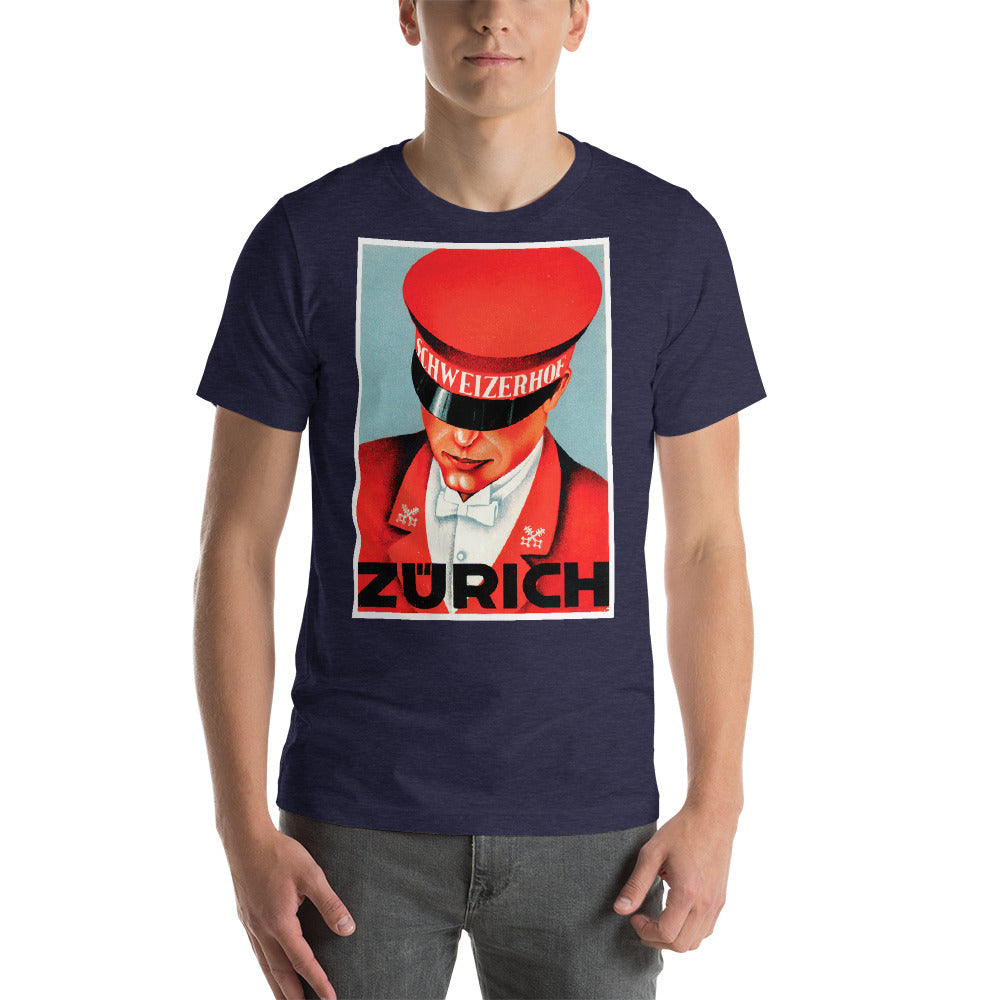 Zurich Short-Sleeve Unisex Tee Crew Neck