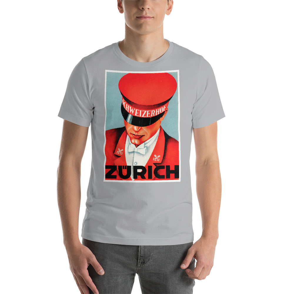Zurich Short-Sleeve Unisex Tee Crew Neck