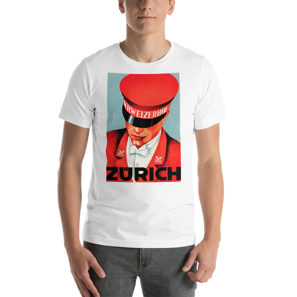 Zurich Short-Sleeve Unisex Tee Crew Neck