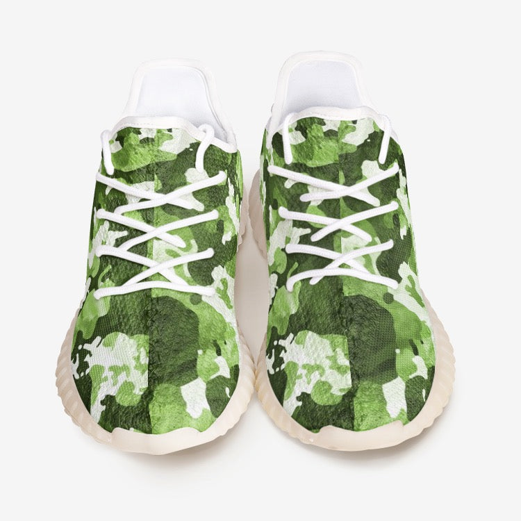 V Camo Green Unisex Comfort Shoes YZ
