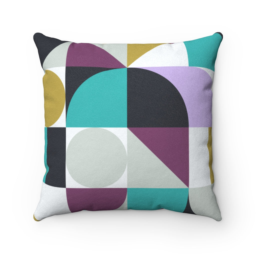 Malibu Faux Suede Square Pillow