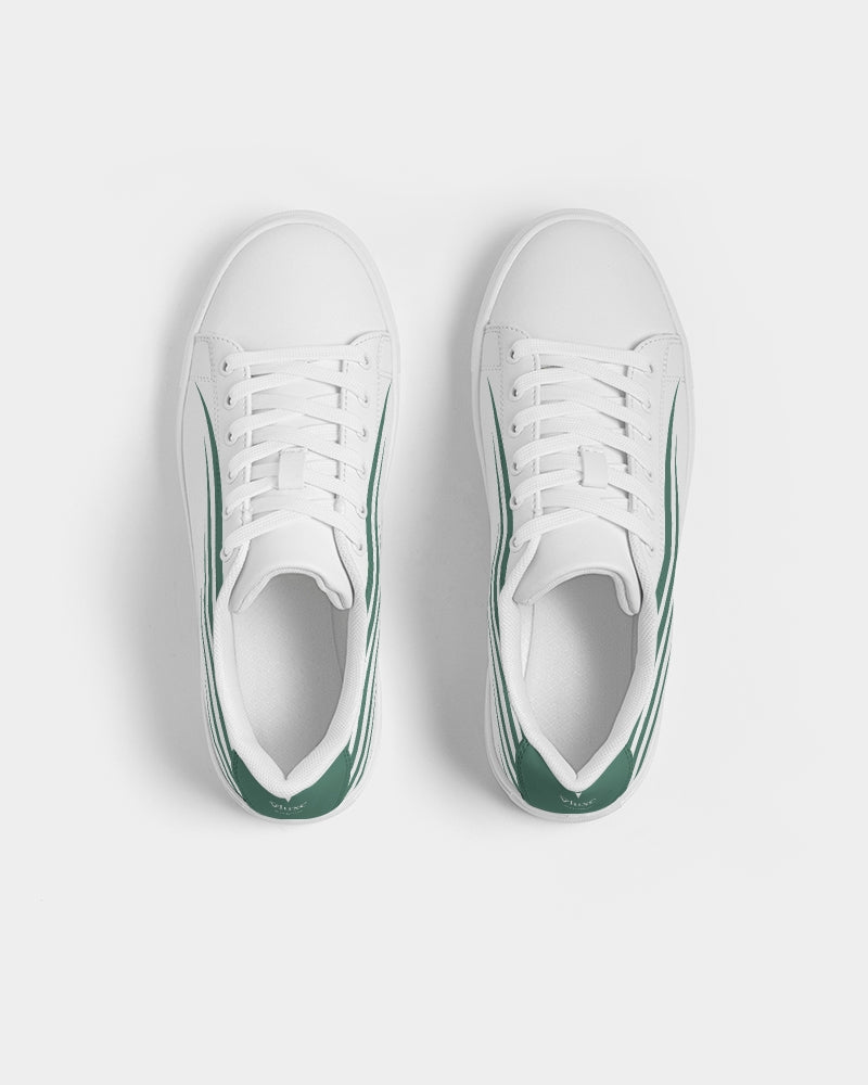 Fly High Green Women's Faux-Leather Sneaker | Always Get Lucky