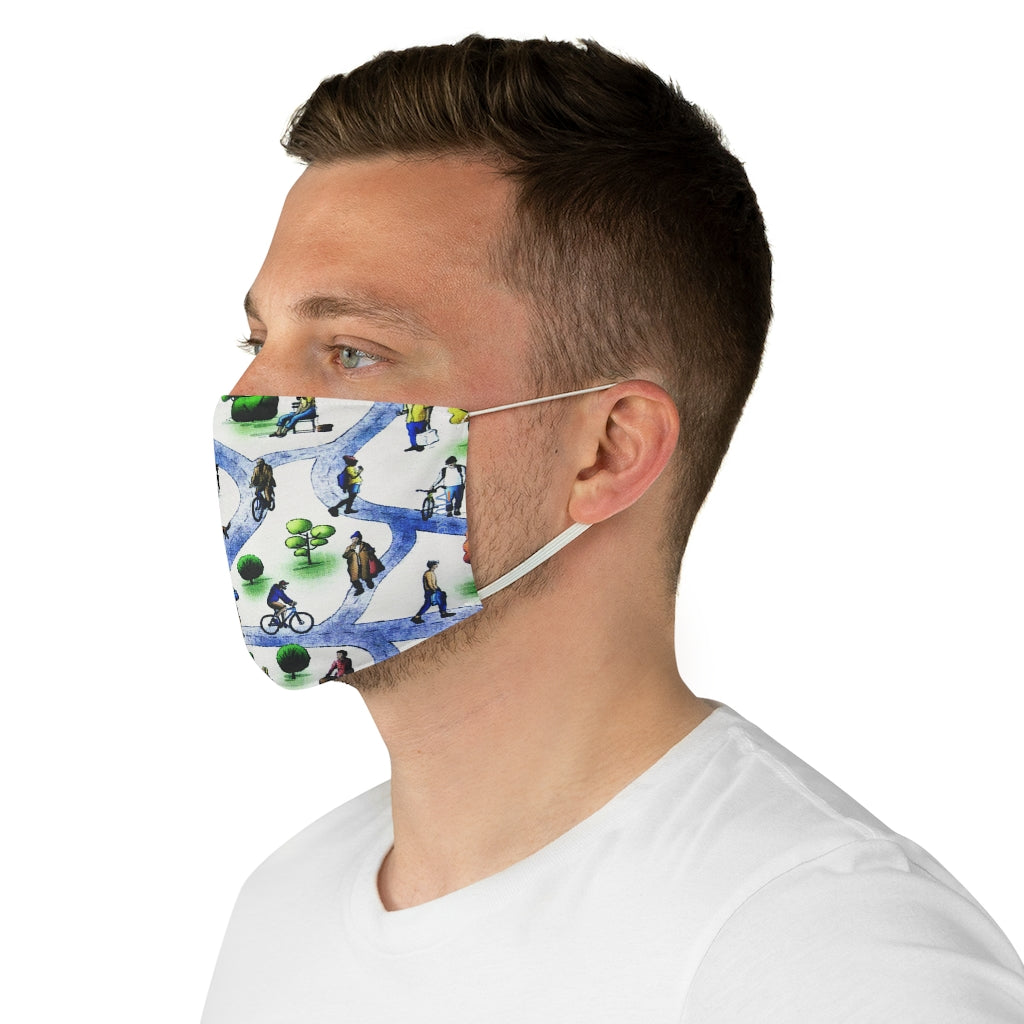 In The Park Double Layer Fabric Face Mask