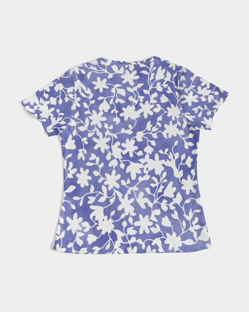 Camo Flower Sky Women's Tee