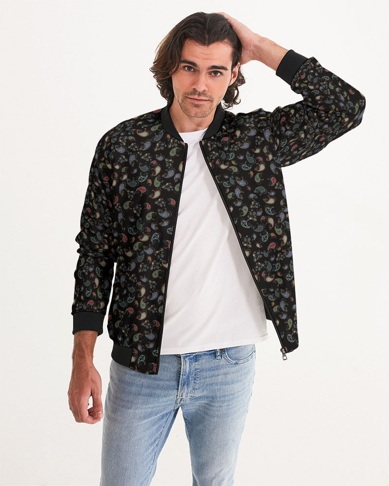 Paisley Park Black Men's Bomber Jacket