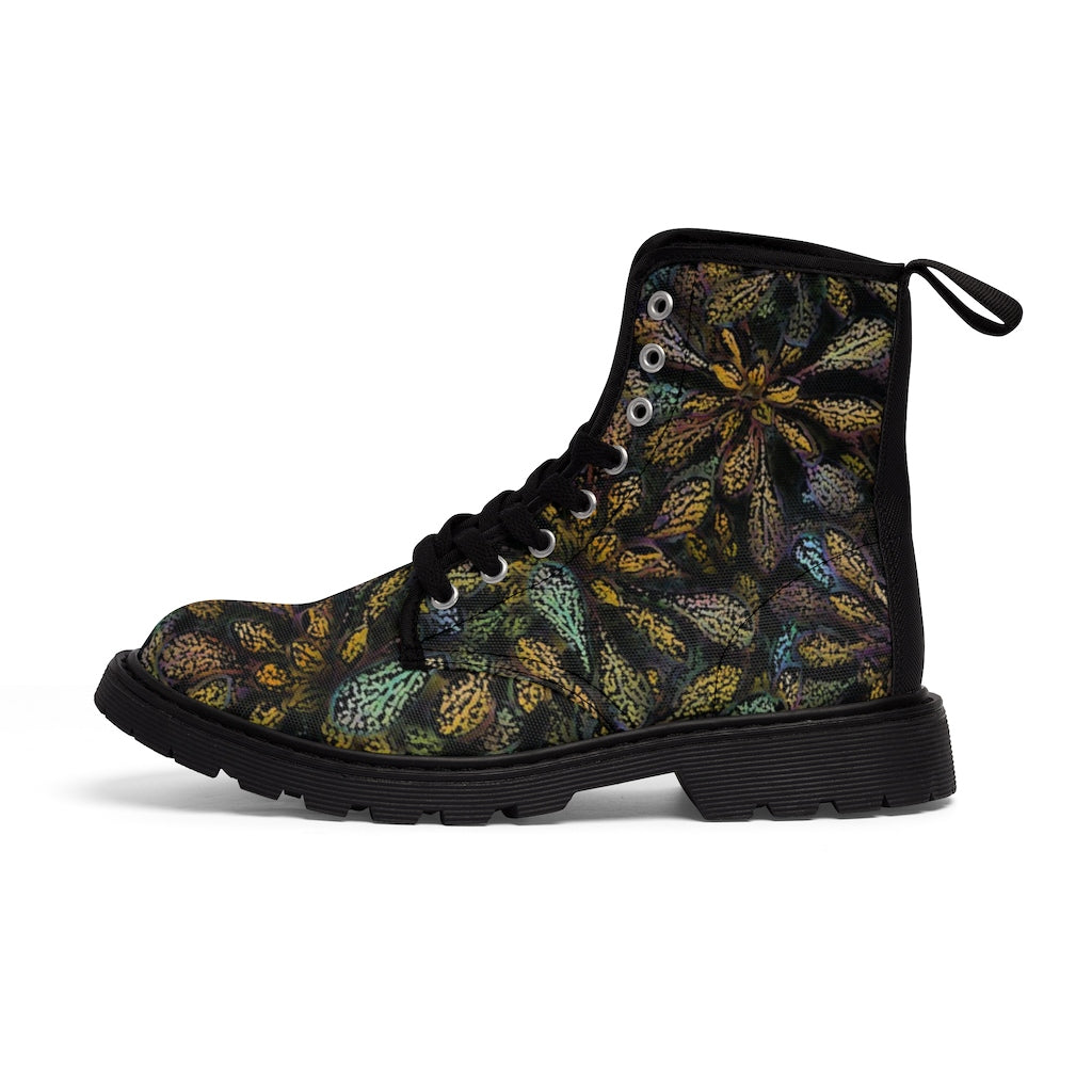 Desert Sunset Men's Canvas Boots