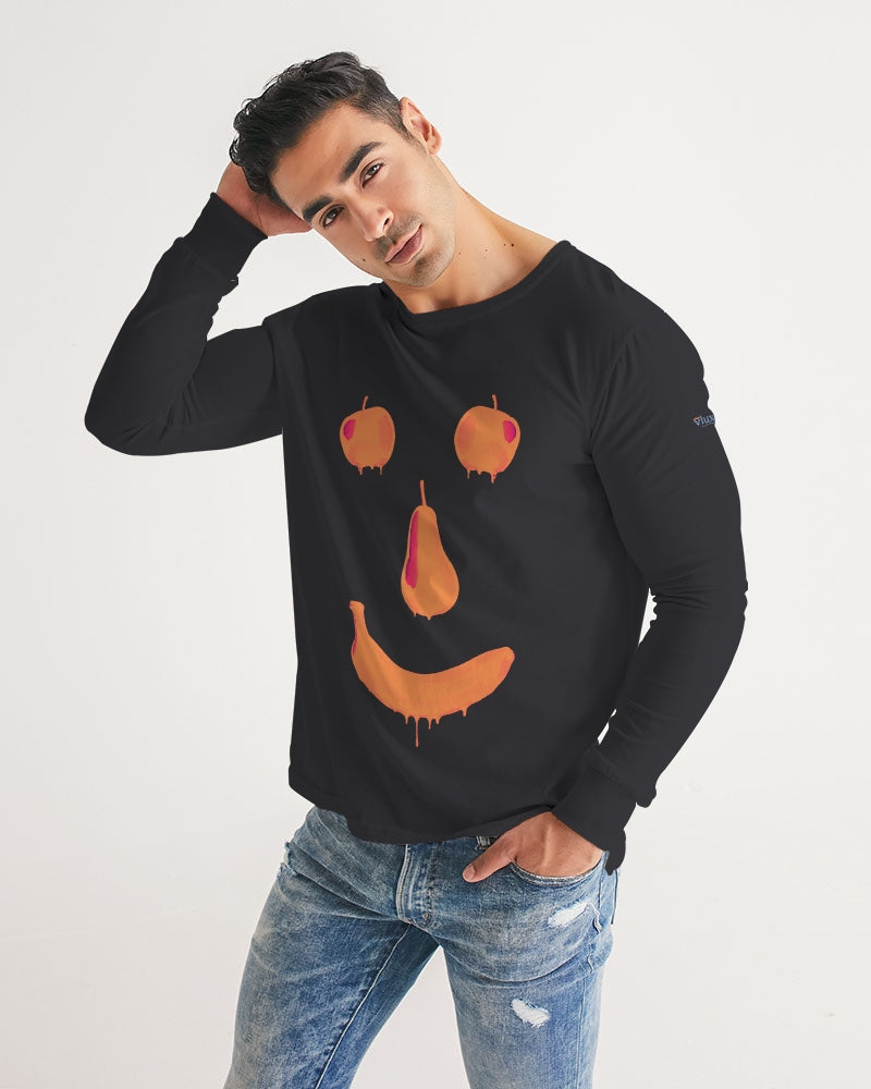 Fruit Face Grey Men's Long Sleeve Tee