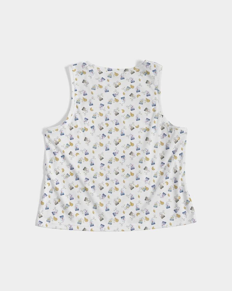 Tea Lover Women's Cropped Tank