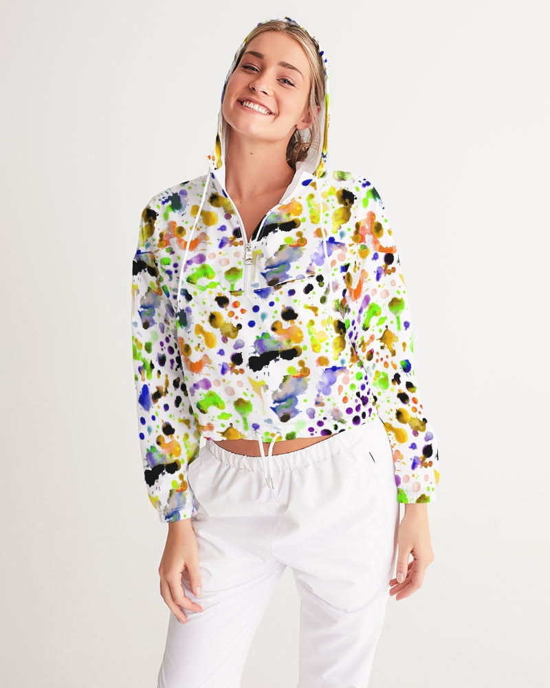 Funky Beast Women's Cropped Windbreaker | Always Get Lucky