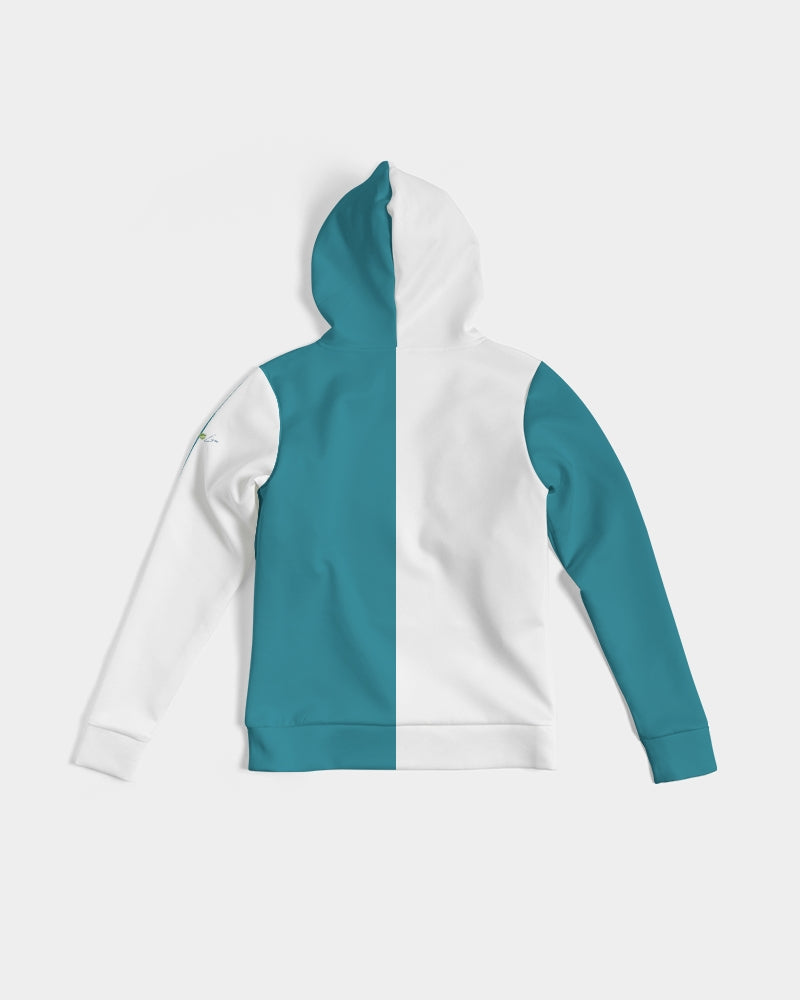 Blocks Sea Shore Blue Women's Hoodie
