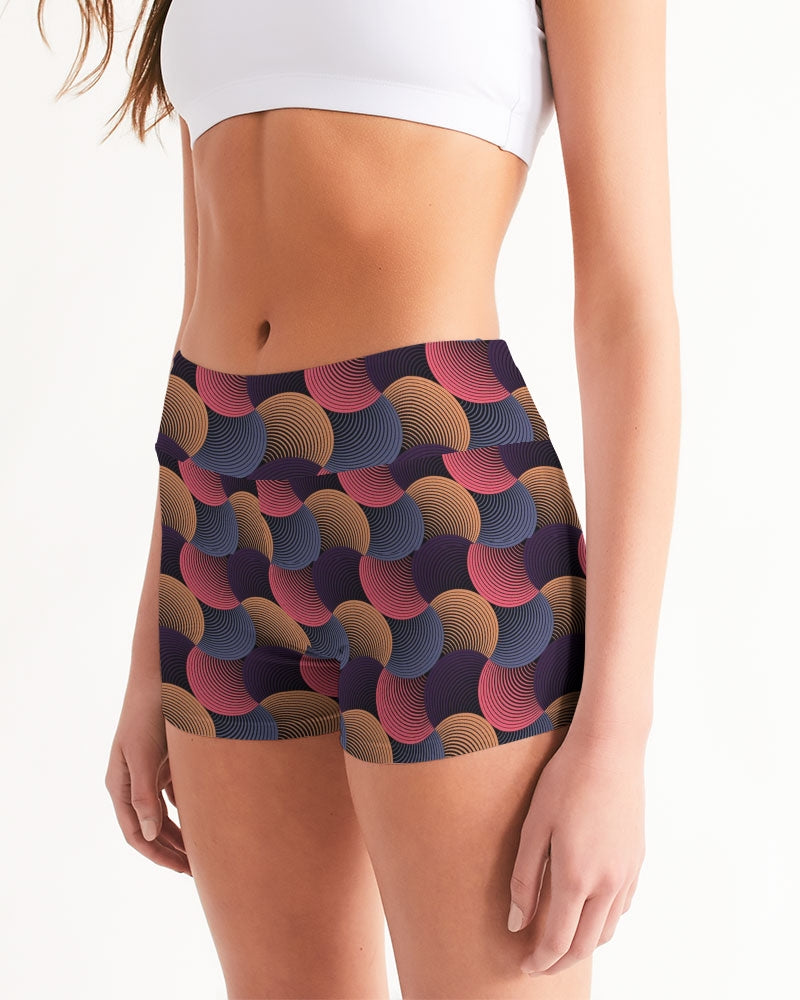 Parquet Women's Mid-Rise Yoga Shorts | Always Get Lucky