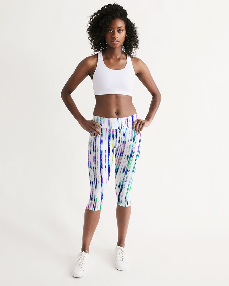 Blur The Lines Women's Mid-Rise Capri