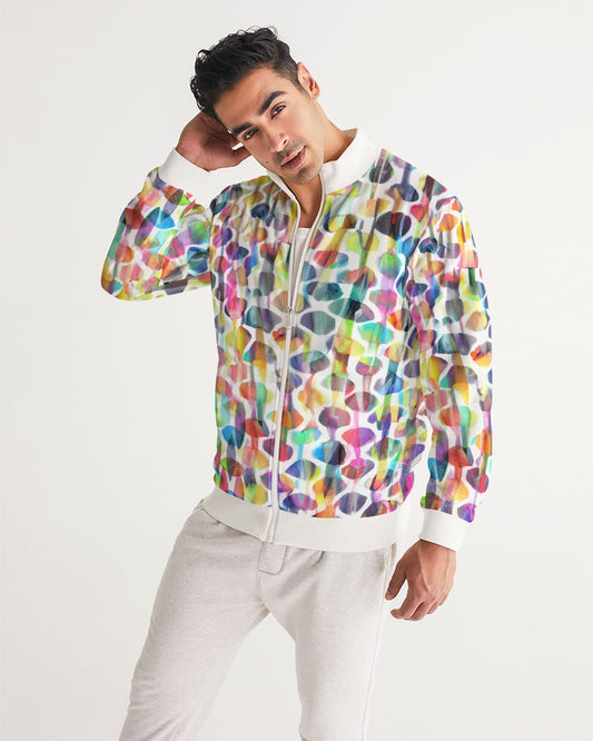 Vieste Men's All-Over Print Track Jacket