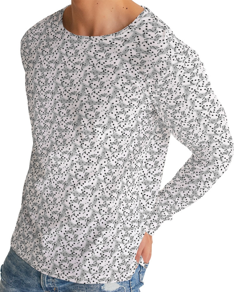 Roll The Dice Men's Long Sleeve Tee | Always Get Lucky