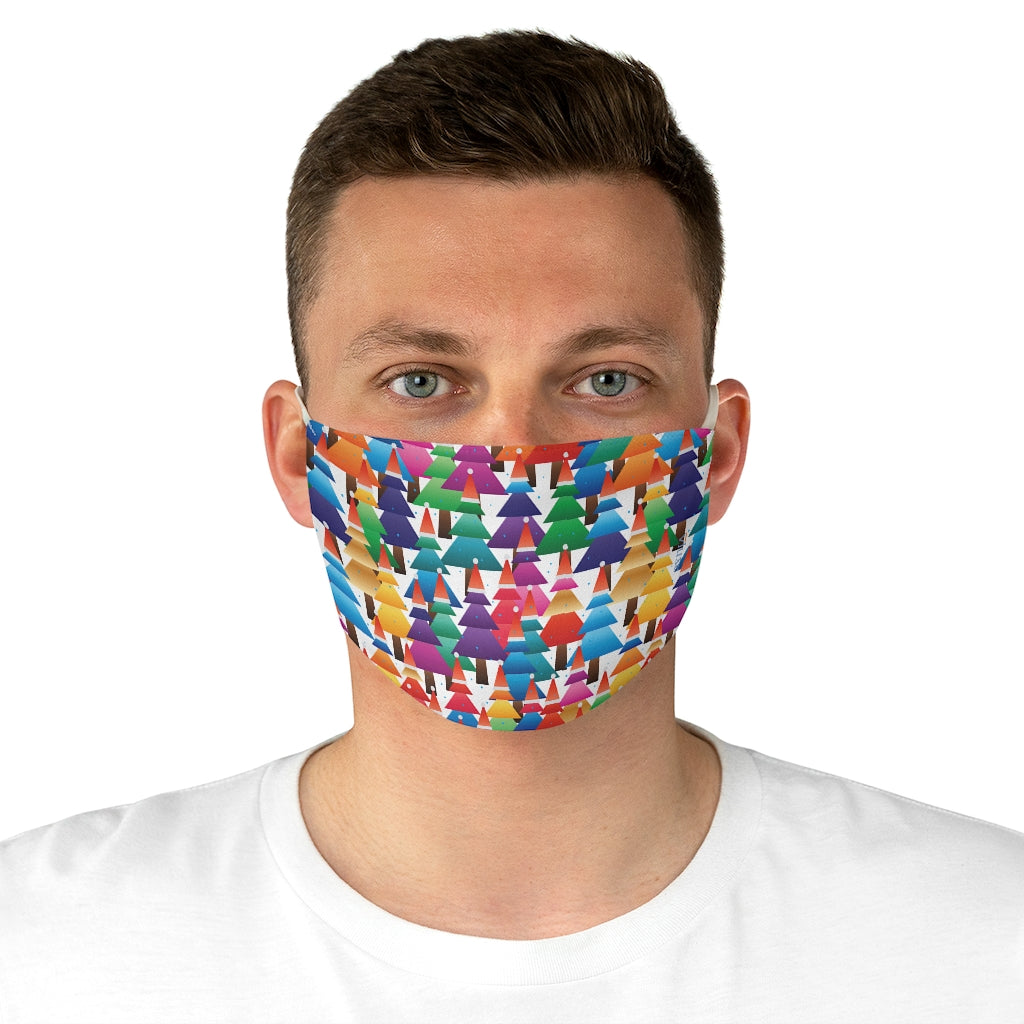 Winter Wonderland Double Layer Fabric Face Mask from Vluxe by Lucky Nahum