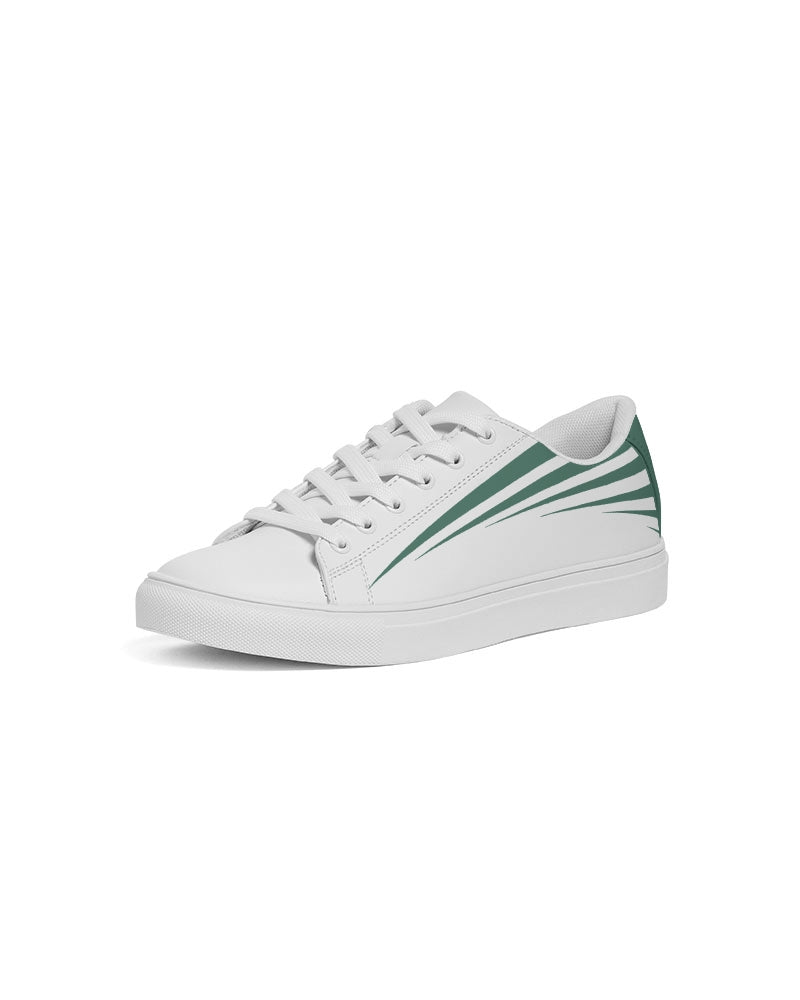 Fly High Green Men's Faux-Leather Sneaker | Always Get Lucky