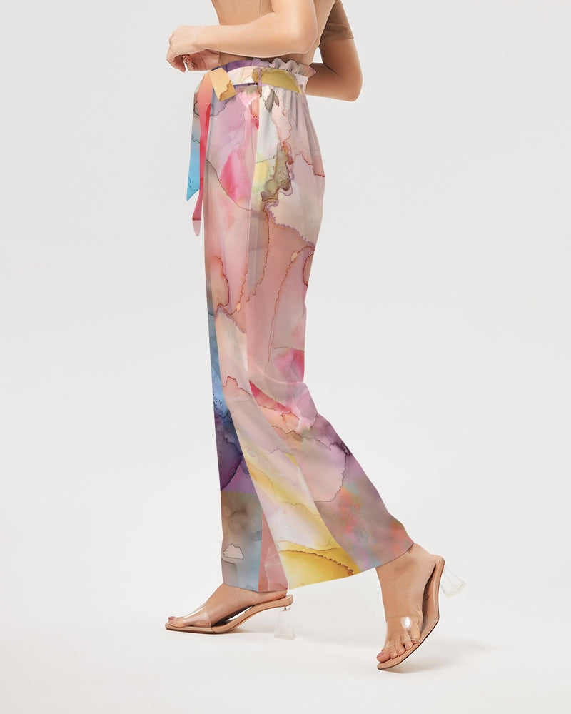Smoke Gets in Your Eyes Women's High-Rise Wide Leg Pants | Always Get Lucky
