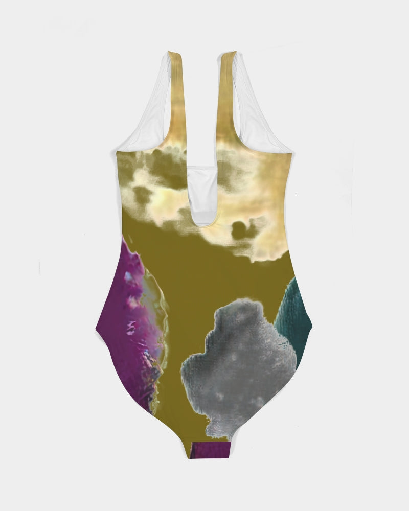 Splash Olive Women's One-Piece Swimsuit | Always Get Lucky