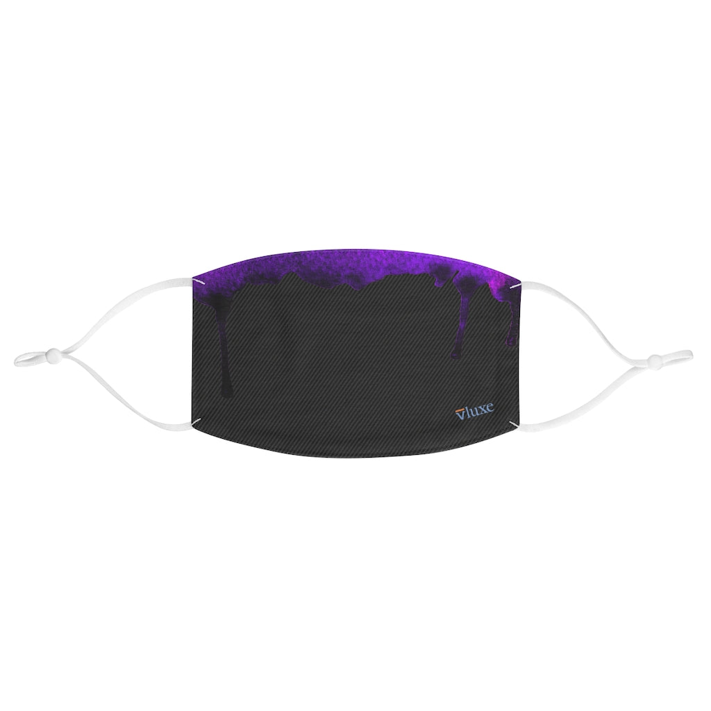 Dripped Grape Double Layer Fabric Face Mask from Vluxe by Lucky Nahum
