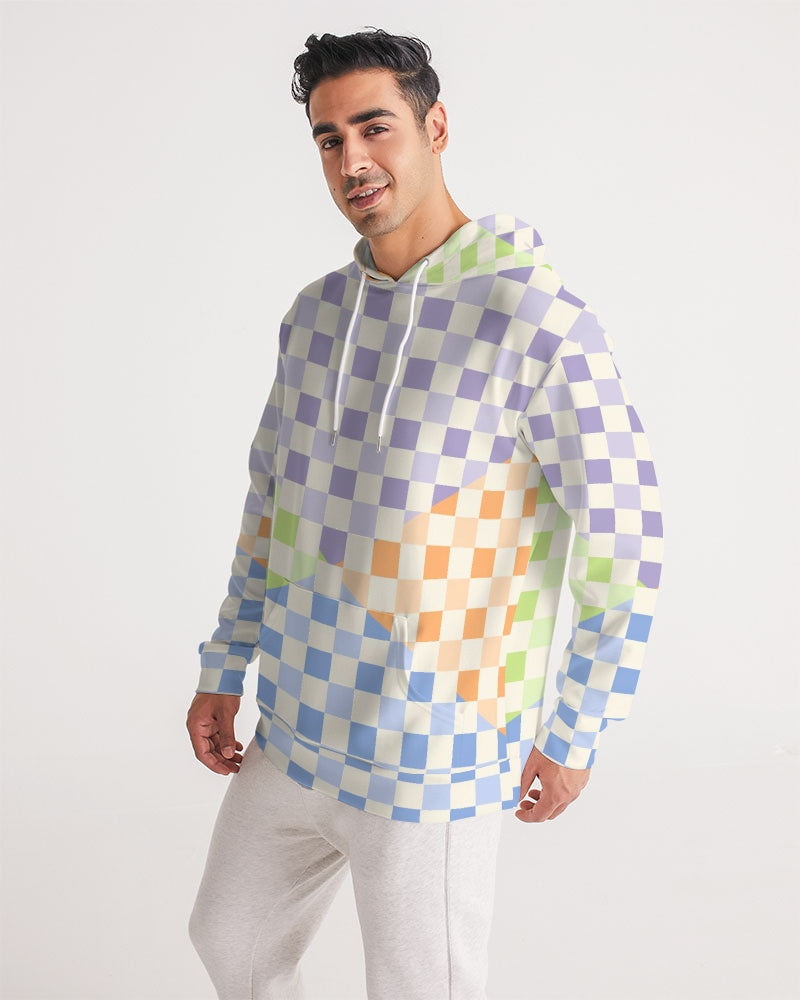 Criss Cross Check Multi Men's Hoodie