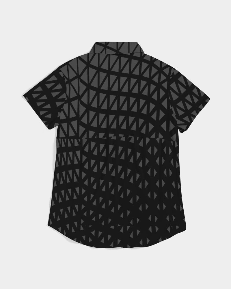 Architecture Women's Short Sleeve Button Up | Always Get Lucky