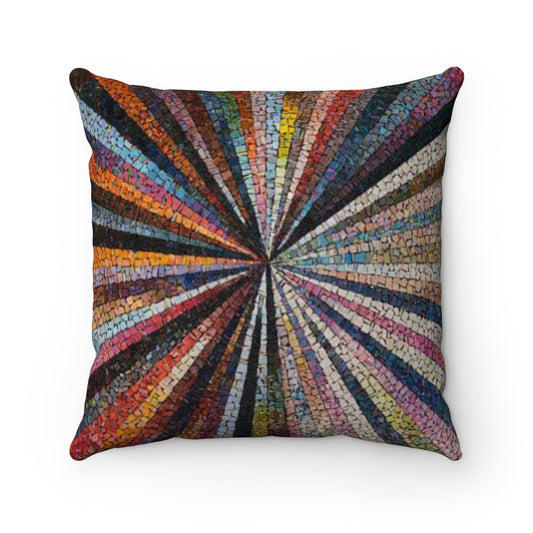 One World Faux Suede Square Pillow