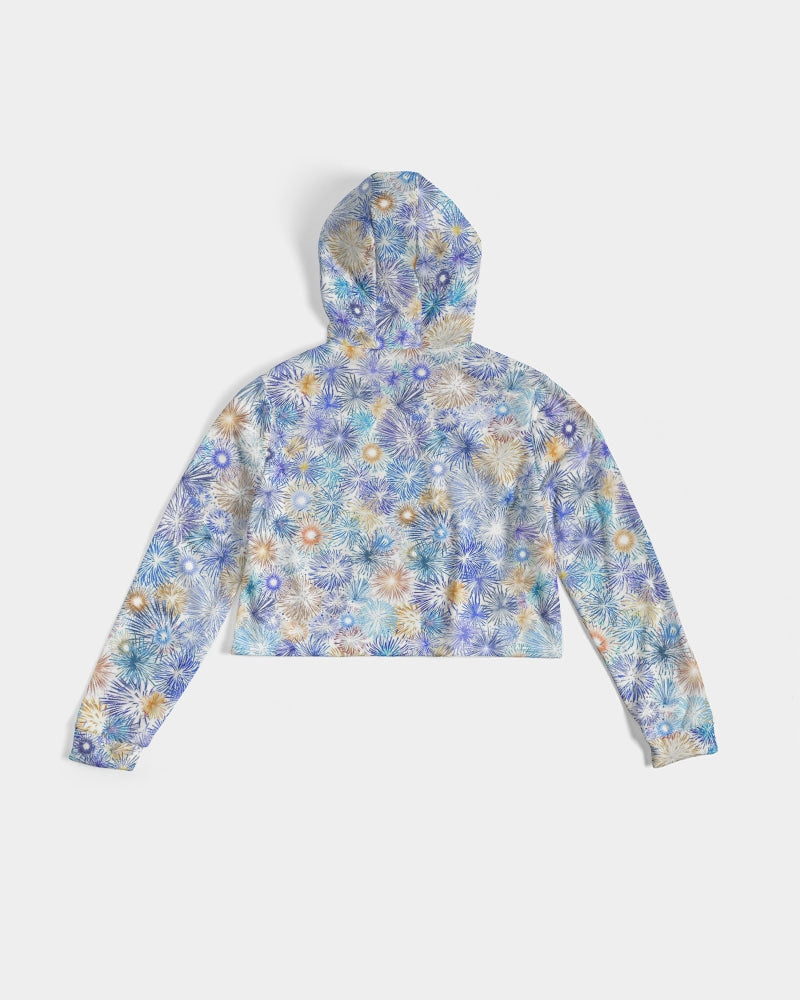 Fireworks Women's Cropped Hoodie